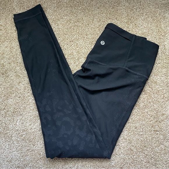 Black lululemon full length leggings size 8 - Picture 1 of 10